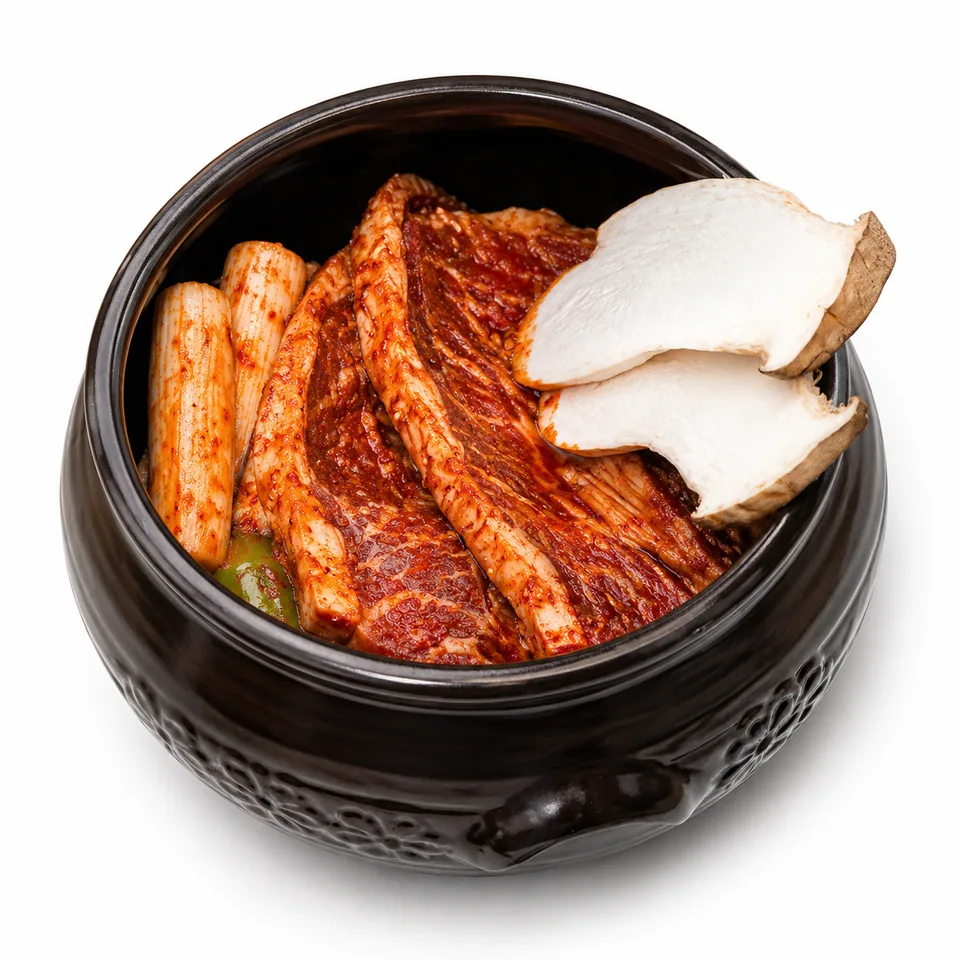 대한수라갈비 경상식주물럭 메뉴