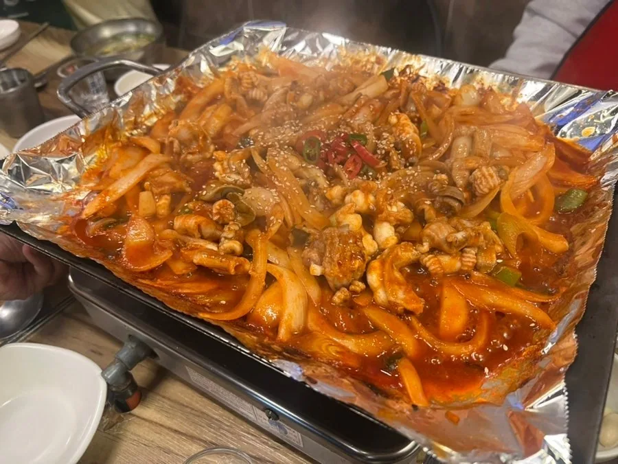 순천시 한식 봄여름가을겨울 메뉴 꼼장어구이