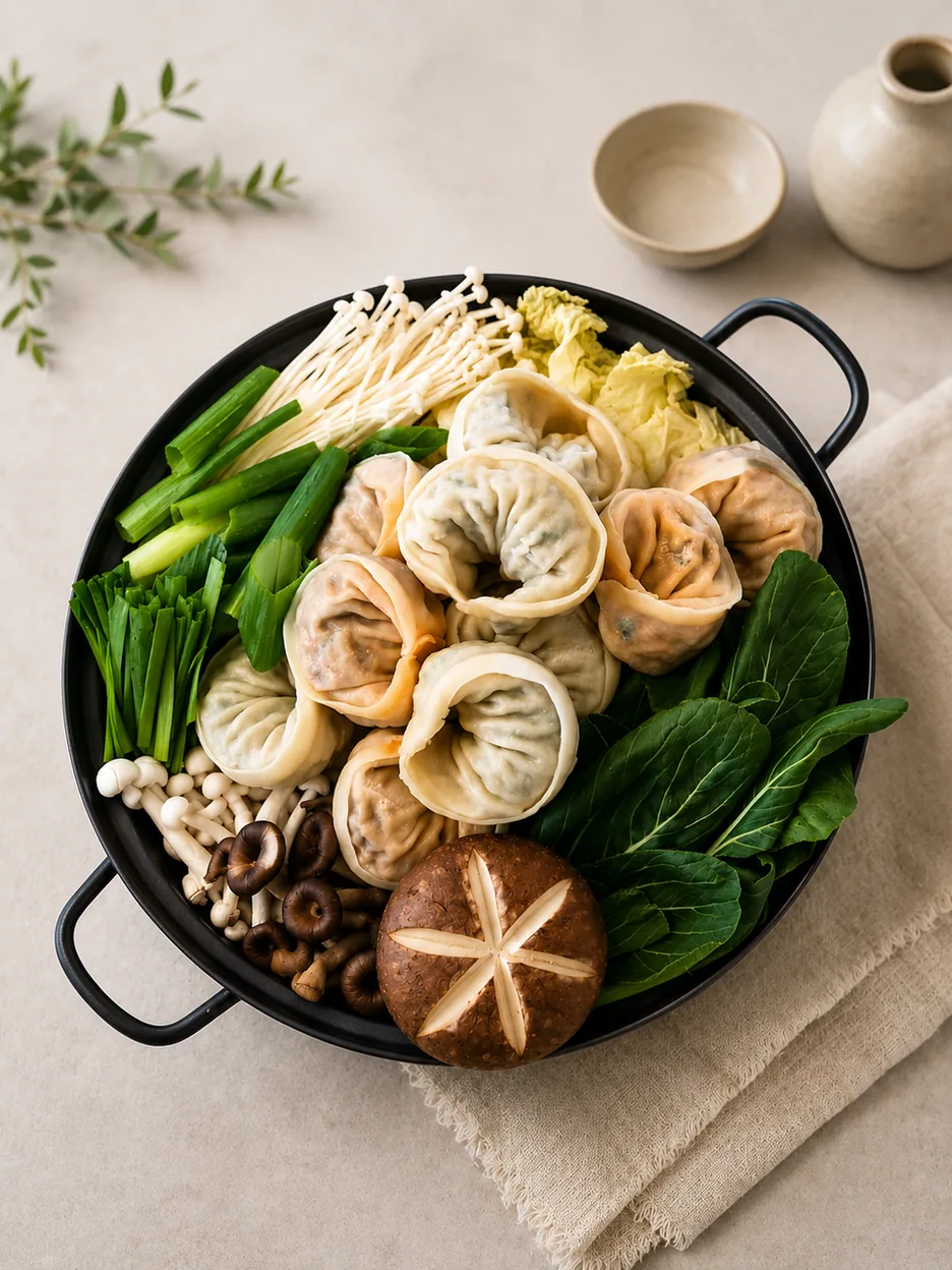 장흥군 찌개 전골부엌 대표 만두전골 메뉴 사진